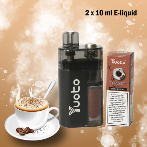 Yuoto Zero/2x10ml/ Cappuccino 12000 !