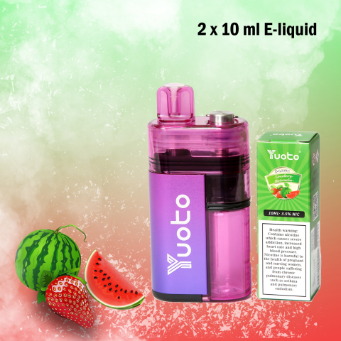 Yuoto Zero/2x10ml/ Strawberry Watermelon 12000 !